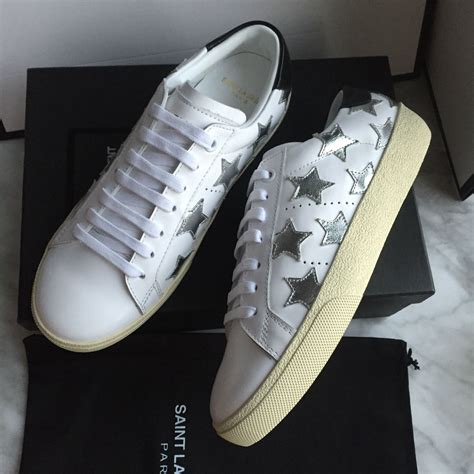 ysl sneaker women|saint laurent white sneakers women's.